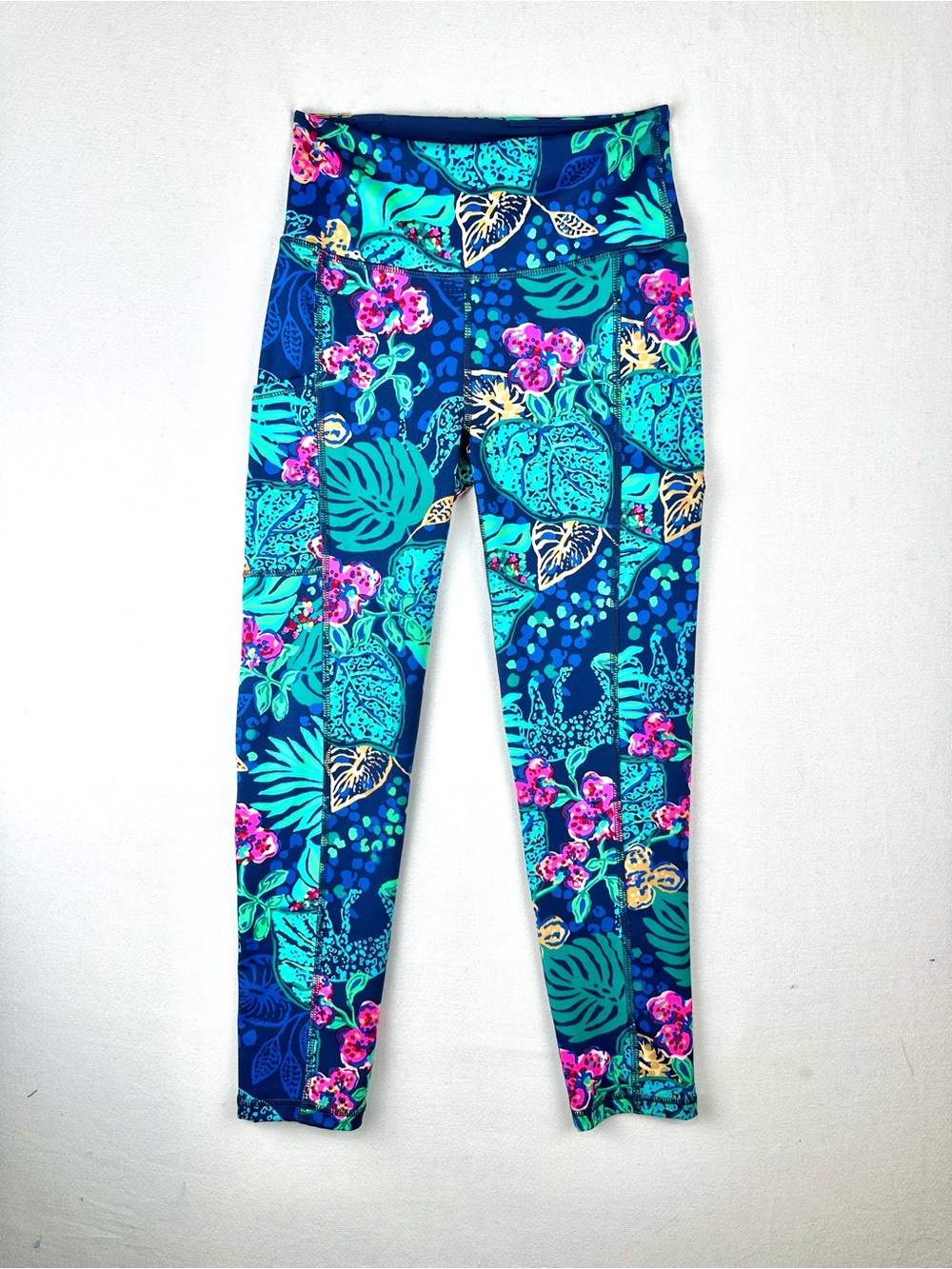Lilly Pulitzer Luxletic Weekender High Rise Midi Legging Activewear Workout